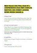 REGIS NU664C QUIZ FINAL EXAM SET 2&NewLine;COMPREHENSIVE EXAM PREP COMPLETE&NewLine;QUESTIONS AND CORRECT ANSWERS&NewLine;EXPERT REVIEW GRADED A&plus;&NewLine;