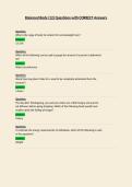 Balanced Body Exam Questions with CORRECT Answers