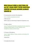 REGIS NU664C WEEK 10 QUIZ FINAL NU&NewLine;664 SET 1 EXAM SCRIPT TESTED QUESTIONS&NewLine;VERIFIED DETAILED ANSWERS ALREADY&NewLine;GRADED A&plus;