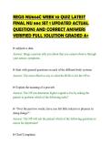 REGIS NU664C WEEK 10 QUIZ LATEST&NewLine;FINAL NU 664 SET 1 UPDATED ACTUAL&NewLine;QUESTIONS AND CORRECT ANSWERS&NewLine;VERIFIED FULL SOLUTION GRADED A&plus;