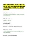REGIS NU664C WEEK 10 QUIZ LATEST NU&NewLine;664 SET 1 TEST BANK VERIFIED QUESTIONS&NewLine;AND CORRECT ANSWERS FULL REVIEW&NewLine;RESOURCE&NewLine;