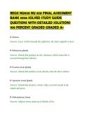REGIS NU650 NU 650 FINAL ASSESSMENT&NewLine;BANK 2026 SOLVED STUDY GUIDE&NewLine;QUESTIONS WITH DETAILED SOLUTIONS&NewLine;100 PERCENT GRADED GRADED A&plus;&NewLine;