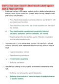 GIS Practice Exam 2026 &vert; Questions and Answers &vert; Latest Update &vert; Complete Study Guide and Exam Prep