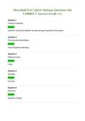 Household Pest Control Alabama Questions with&NewLine;CORRECT Answers &lpar;Grade A&plus;&rpar;