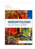 TEST BANK FOR Gerontologic Nursing 7th Edition by Jennifer J&period; Yeager&comma; Mary B&period; Winton & Sue E&period; Meiner &comma; ISBN&colon; 9780323875202 &vert;All Chapters Verified&vert; Guide A&plus;