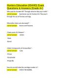 Hunters Education &lpar;IDAHO&rpar; Exam Questions & Answers &lpar;Grade A&plus;&rpar;&period;docx&NewLine;&NewLine;