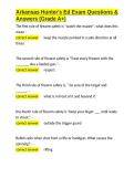 Hunter-s ED Exam Bundle With 100&percnt; Correct Answers 2025