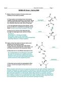 BCMB 401 Exam 1 &vert; Questions and Answers &vert; 2026&sol;27 Updated &vert; 100&percnt; Correct - The University of Tennessee&comma; Knoxville&period;&NewLine;