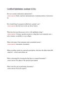 Certified Ophthalmic Assistant &lpar;COA&rpar; Study Guide &vert; Exam Review&comma; Practice Questions & Prep