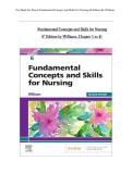 TEST BANK FOR Fundamental Concepts and Skills for Nursing 6th Edition by Patricia A&period; Williams ISBN&colon;978-0323694766 ALL CHAPTERS COVERED YOUR ULTIMATE GUIDE 100&percnt; VERIFIED A&plus; GRADE ASSURED&excl;&excl;&excl;&excl;&excl;&excl; NEW LATEST UPDATE&excl;&excl;&excl;&excl;&excl;&excl;&excl;&excl;&excl;