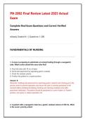 PN 2002 Final Review Exam Complete Practice Test Bank &vert; Practical Nursing Board Prep &vert; Verified Q&A with Detailed Rationales &lbrack;2025&sol;2026&rsqb;