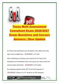 Texas Mold Assessment Consultant Exam 2026&sol;2027 &vert; 83 Questions & Answers &vert; TDLR Rules&comma; EPA Mold Remediation&comma; Sampling&comma; PPE & Clearance