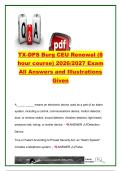 TX-DPS Burg CEU Renewal 8-Hour Course Exam 2026&sol;2027 &vert; 46 Questions & Answers &vert; Private Security Act&comma; Alarm Systems&comma; Electrical Safety&comma; NFPA 70 & OSHA &vert; Texas Department of Public Safety