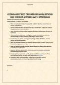 GEORGIA CERTIFIED OPERATOR EXAM QUESTIONS AND CORRECT ANSWERS WITH RATIONALES&period;pdf&NewLine;&NewLine;