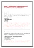 Barkley 3P Exam Study Guide&colon; Advanced Pathophysiology&comma; Pharmacology & Physical Assessment Practice Test