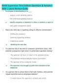 IAHSS Supervisor 3rd Edition 2026 &vert; Questions and Answers &vert; Latest Review Guide &vert; Complete Healthcare Security Exam Prep
