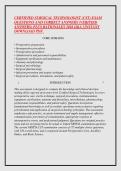 CERTIFIED SURGICAL TECHNOLOGIST &lpar;CST&rpar; EXAM &NewLine;QUESTIONS AND CORRECT ANSWERS &lpar;VERIFIED &NewLine;ANSWERS&rpar; PLUS RATIONALES 2026 Q&A &vert; INSTANT &NewLine;DOWNLOAD PDF&period; 