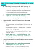 IAHSS Supervisor Test Complete Review 2026 &vert; Questions and Answers &vert; Latest Update &vert; Comprehensive Healthcare Security Exam Prep