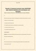 Nevada C-3 Carpentry Contractor Exam -QUESTIONS AND VERIFIED ANSWERS WITH RATIONALES JUST RELEASED&period;
