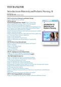 TEST BANK FOR Introduction to Maternity and Pediatric Nursing 8th edition by Gloria Leifer ISBN&colon;978-0323483971 NEW COMPLETE GUIDE WITH RATIONALES 100&percnt; VERIFIED A&plus; GRADE ASSURED&excl;&excl;&excl;&excl;NEW LATEST UPDATE&excl;&excl;&excl;&excl;&excl;&excl;&NewLine;