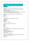 EVITP FINAL EXAM &vert; COMPLETE QUESTIONS AND&NewLine;CORRECT ANSWERS &vert; 2026 UPDATE &vert; VERIFIED&NewLine;ANSWERS