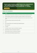 TEXAS CLASS D WATER LICENSE EXAM ACTUAL EXAM 2026&sol;2027&NewLine;- 100&percnt; VERIFIED QUESTIONS WITH COMPLETE ANSWERS&NewLine;DETAILED RATIONALES - PASS GUARANTEED - A&plus; GRADED&NewLine;
