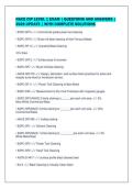 NACE CIP LEVEL 1 EXAM &vert; QUESTIONS AND ANSWERS &vert;&NewLine;2026 UPDATE &vert; WITH COMPLETE SOLUTIONS