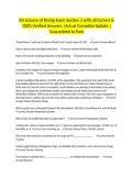SSI Science of Diving Exam Section 2 with all Correct & 100&percnt; Verified Answers &vert;Actual Complete Update &vert;Guaranteed to Pass