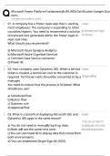 Microsoft PL-900 Power Platform Fundamentals Sample Questions &sol; 2025 Exam Prep & Practice Test &sol; Score 100&percnt; with 50&plus; Questions & Answers&NewLine;&NewLine;