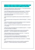 BORDER PATROL AGENT ENTRANCE EXAM &vert; QUESTIONS AND&NewLine;ANSWERS &vert; 2026 UPDATE &vert; WITH COMPLETE SOLUTIONS