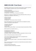 NIMS ICS-300 Final Exam &ndash; Questions & Answers Study Guide