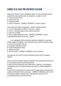 NIMS ICS 400 Reviewed Exam &ndash; Practice Questions & Study Guide