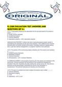 FL CAM EVALUATION TEST ANSWERS AND QUESTIONS SET A&period;pdf