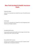 New York Accident & Health Insurance Exam &ndash; Practice Questions & Study Guide