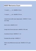 NEIEP Mechanics Exam &ndash; Practice Questions&comma; Answers & Study Guide