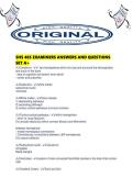 SHS 485 EXAMINERS ANSWERS AND QUESTIONS SET A&period;pd