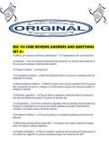 BSC 114 CORE REVIEWS ANSWERS AND QUESTIONS SET A&period;pd