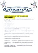 BSC 114 EVALUATION TEST ANSWERS AND QUESTIONS SET A&period;pdf