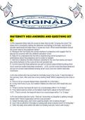 MATERNITY HESI ANSWERS AND QUESTIONS SET A&period;pdf