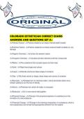 COLORADO ESTHETICIAN CORRECT EXAMS ANSWERS AND QUESTIONS SET A&period;pdf