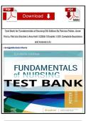Test Bank for Fundamentals of Nursing 11th Edition By Patricia Potter&comma; Anne Perry&comma; Patricia Stockert&comma; Amy Hall &vert; 9780323810340 &vert; &lpar;20262027&rpar; &vert; Chapter 1-50 &vert; Complete Questions and Answers A&plus;&NewLine;