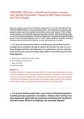 2026 NR603 CEA Exam Practice Test Bank &vert; Actual Questions&comma; Answers & Case Studies &vert; Detailed Rationales3-Sentence