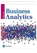 Business Analytics&comma; 3rd Edition Complete Test Bank with Practice Questions and Answers