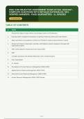 WGU C202 OBJECTIVE ASSESSMENT EXAM ACTUAL 2026&sol;2027 -&NewLine;COMPLETE QUESTIONS WITH DETAILED RATIONALES 100&percnt;&NewLine;VERIFIED ANSWERS - PASS GUARANTEED - A&plus; GRADED&NewLine;