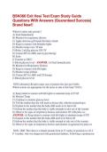 BSN366 Exit Hesi Test Exam Study Guide &NewLine;Questions With Answers &vert;Guaranteed Success&vert; &NewLine;Brand New&excl;&excl;