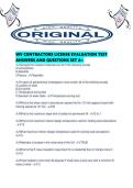 WV CONTRACTORS LICENSE EVALUATION TEST ANSWERS AND QUESTIONS SET A&period;pdf
