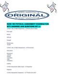 NURS 190 PHYSICAL ASSESSMENT EXAMINATION SETS ANSWERS AND QUESTIONS SET A&period;pdf