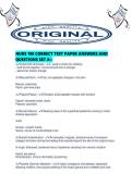 NURS 190 CORRECT TEST PAPER ANSWERS AND QUESTIONS SET A&period;pdf