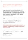 2026 ATI RN Concept-Based Assessment Level 2 Proctored Exam Study Guide & Practice Test Bank &vert; Verified Q&A with Detailed Rationales