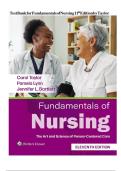 TEST BANK FOR Fundamentals of Nursing&colon; The Art and Science of Person-Centered Care eleventh edition by CAROL R&period; TAYLOR ISBN&colon;978-1975243678 NEW COMPLETE GUIDE WITH RATIONALES 100&percnt; VERIFIED A&plus; GRADE ASSURED&excl;&excl;&excl;&excl;NEW LATEST UPDATE&excl;&excl;&excl;&excl;&excl;&excl;&NewLine;